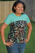 Women's Discoverer Tee Pattern - Ellie and Mac, Digital (PDF) Sewing Patterns | USA, Canada, UK, Australia