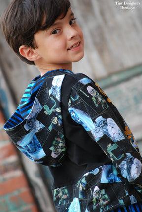 Boy's Zayne Hoodie Pattern - Ellie and Mac, Digital (PDF) Sewing Patterns | USA, Canada, UK, Australia