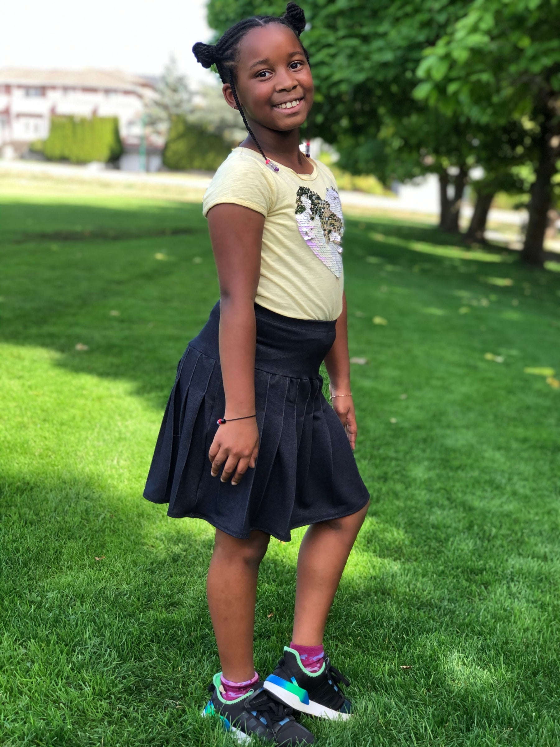 Kids High Waisted Skirt Pattern