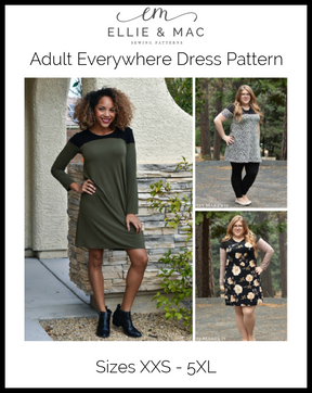 Everywhere Tunic & Dress Pattern (adult's)