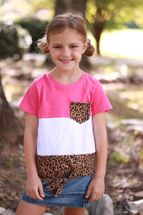 Kids Color-Block Tie Top Pattern