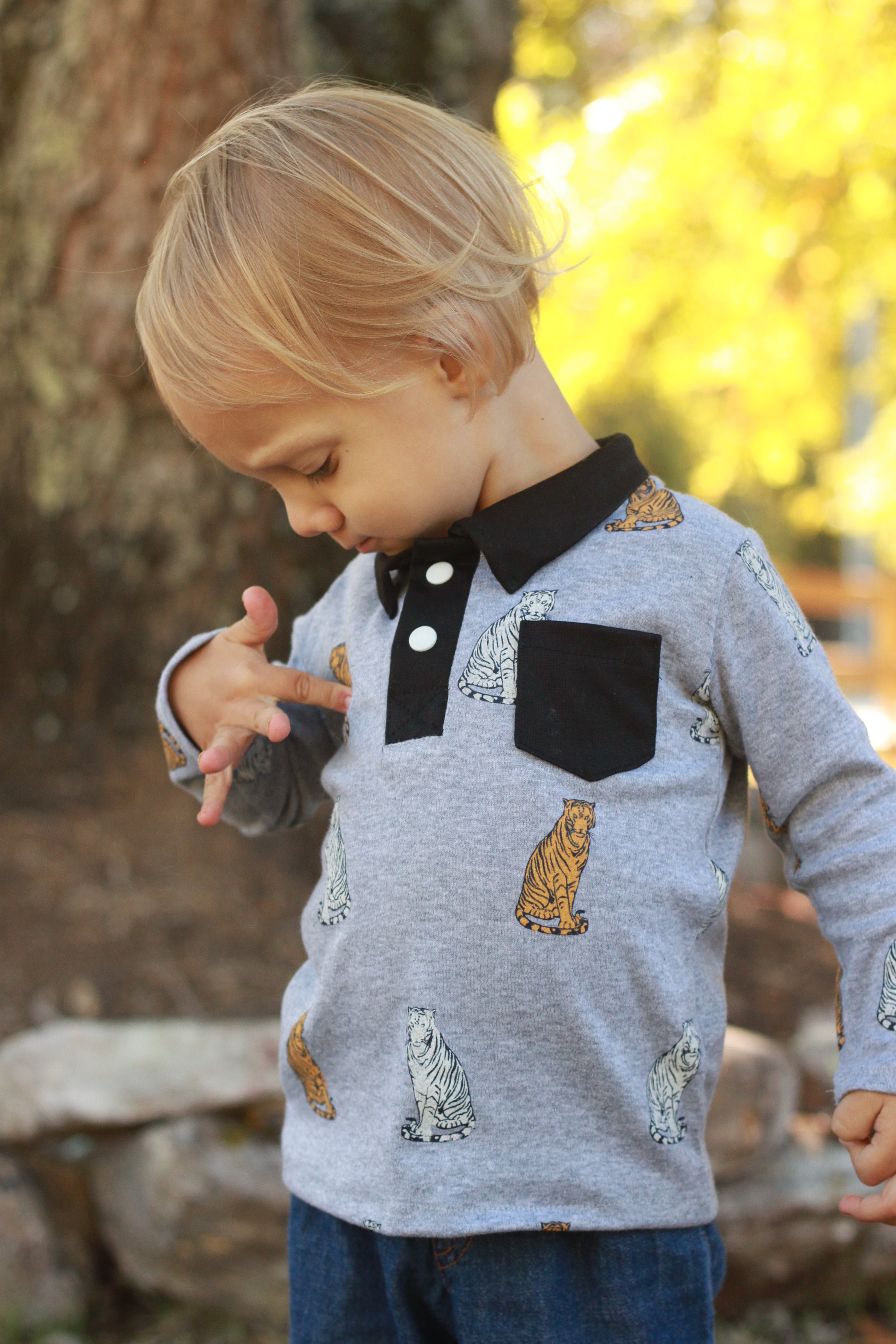 Kid's Preppy Polo Pattern Kids