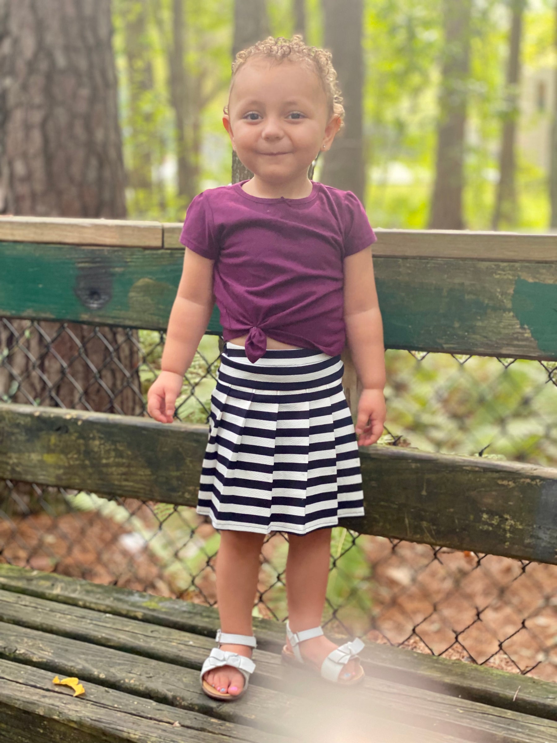 Kids High Waisted Skirt Pattern