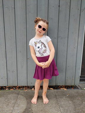 Kids High Waisted Skirt Pattern