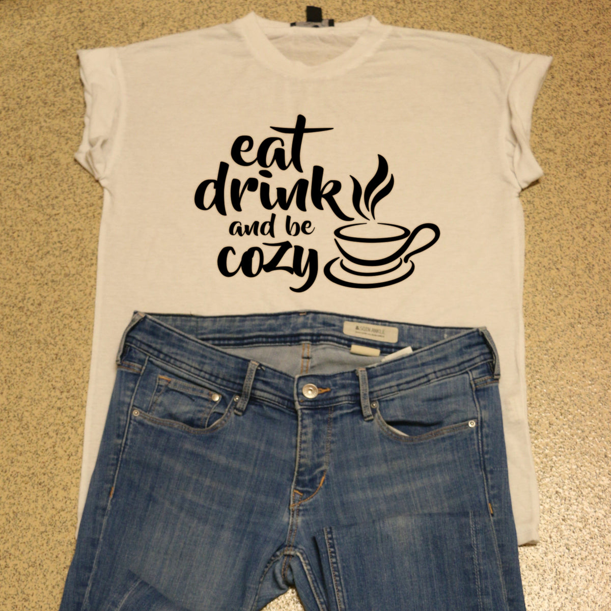 Eat Drink and Be Cozy Cut File