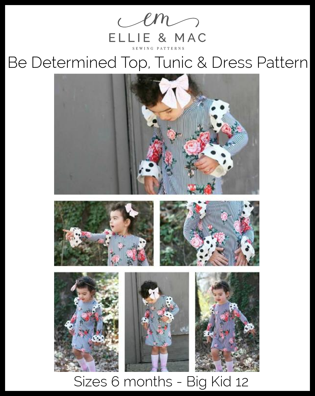Be Determined Top, Tunic & Dress Pattern