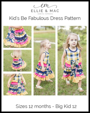 Be Fabulous Dress Pattern - Clearance Sale