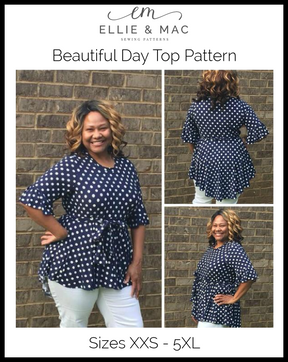 Beautiful Day Top Pattern - Clearance Sale