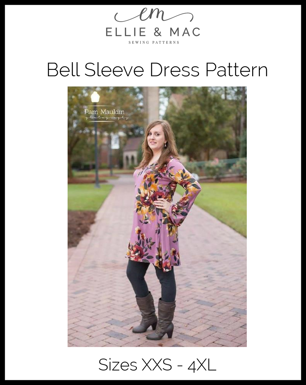 Bell Sleeve Dress Pattern - Clearance Sale