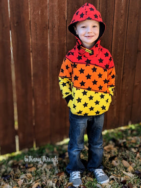 Around the Block Hoodie Pattern (kids)