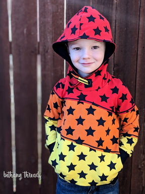 Around the Block Hoodie Pattern (kids)