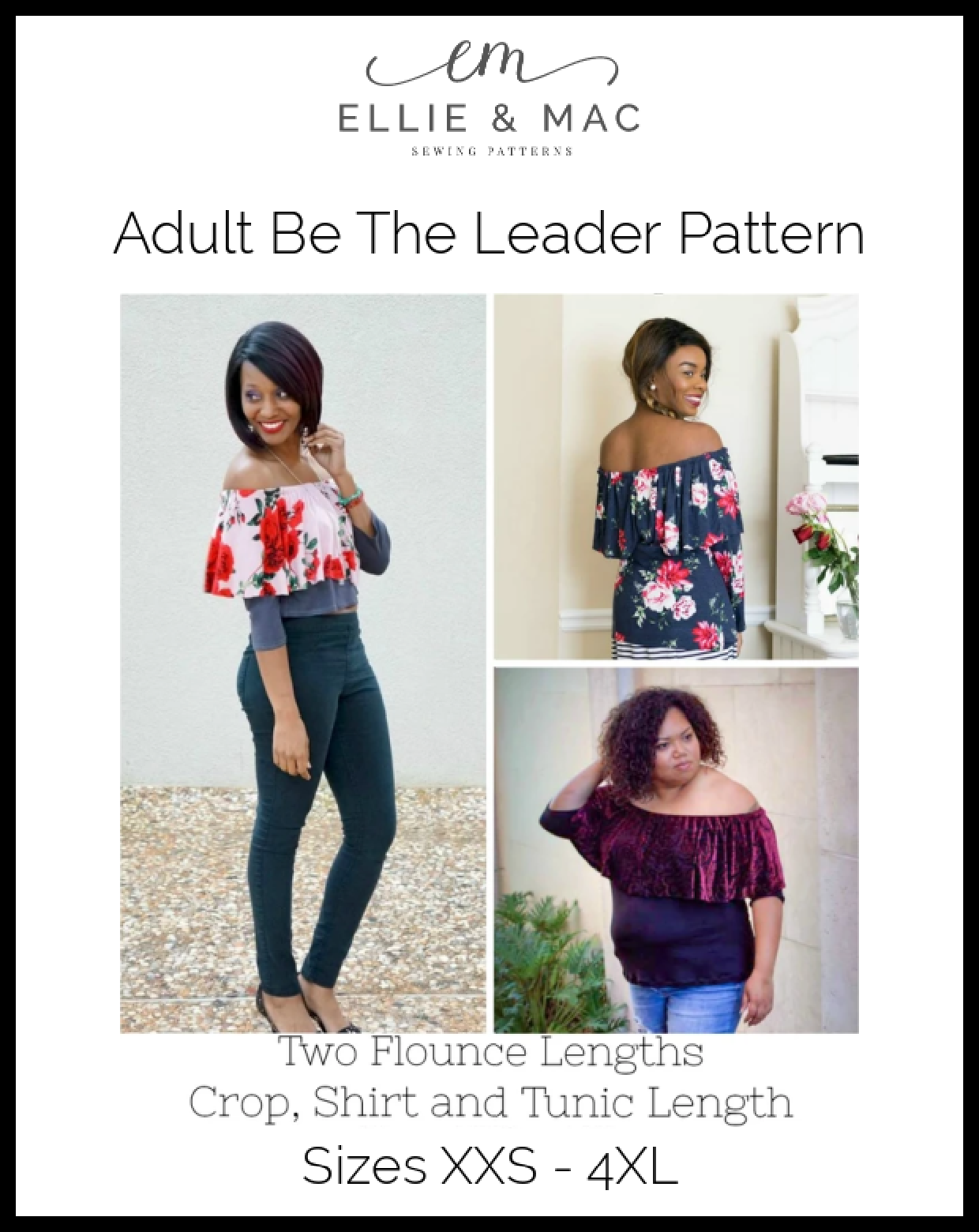 Be The Leader Top Pattern (adult) CLEARANCE