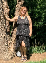 modest skort sewing pattern for women. Easy sewing pattern for adults. PDF sewing pattern 