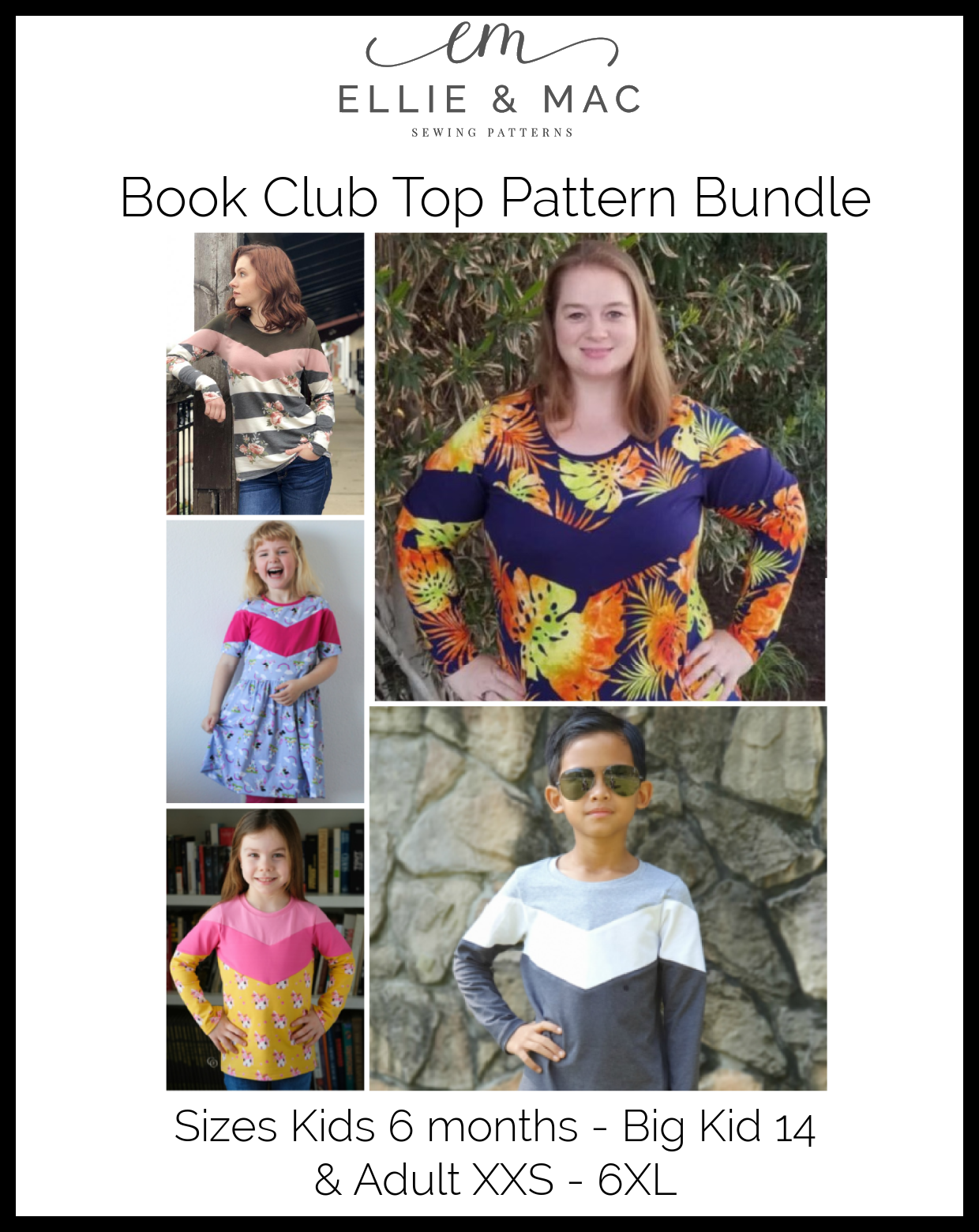 Book Club Top Pattern Bundle