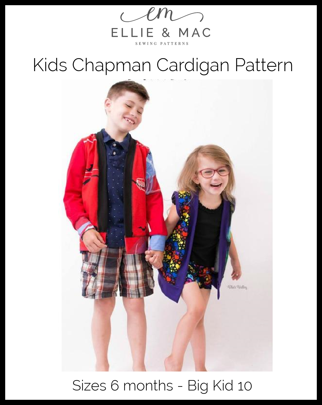 Kids Chapman Cardigan Pattern - Clearance Sale