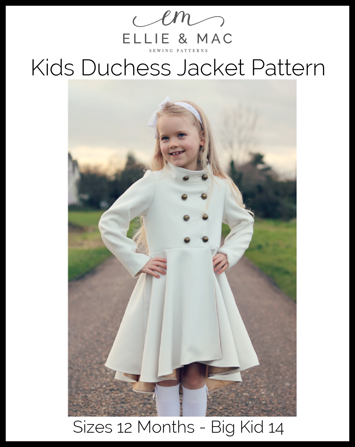 Kids Duchess Jacket Pattern