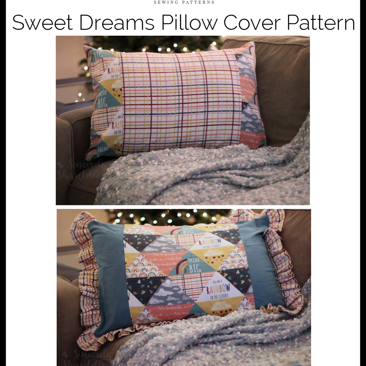 Sweet Dreams Pillow Cover Pattern