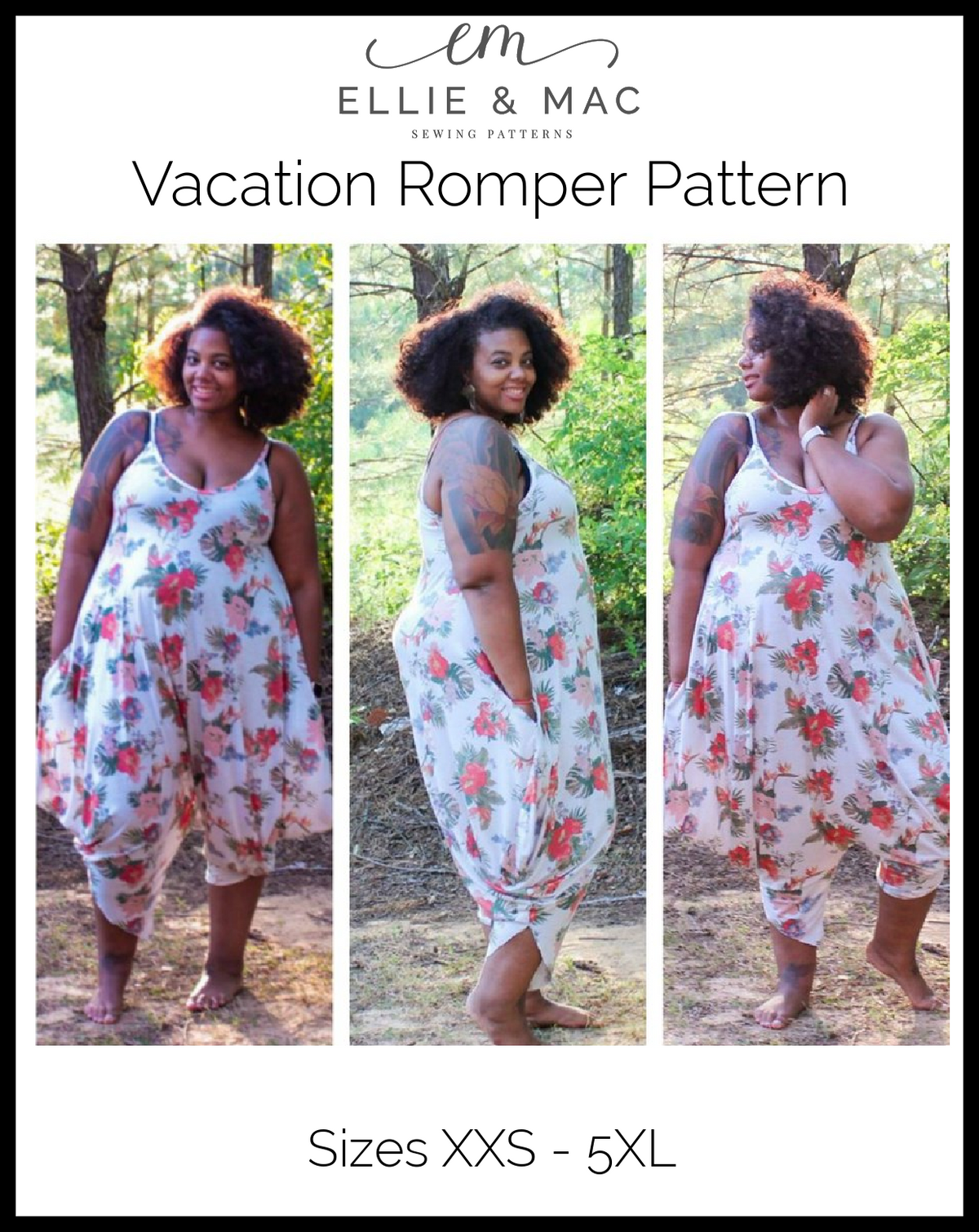 Vacation Romper Pattern Adult's - Clearance Sale