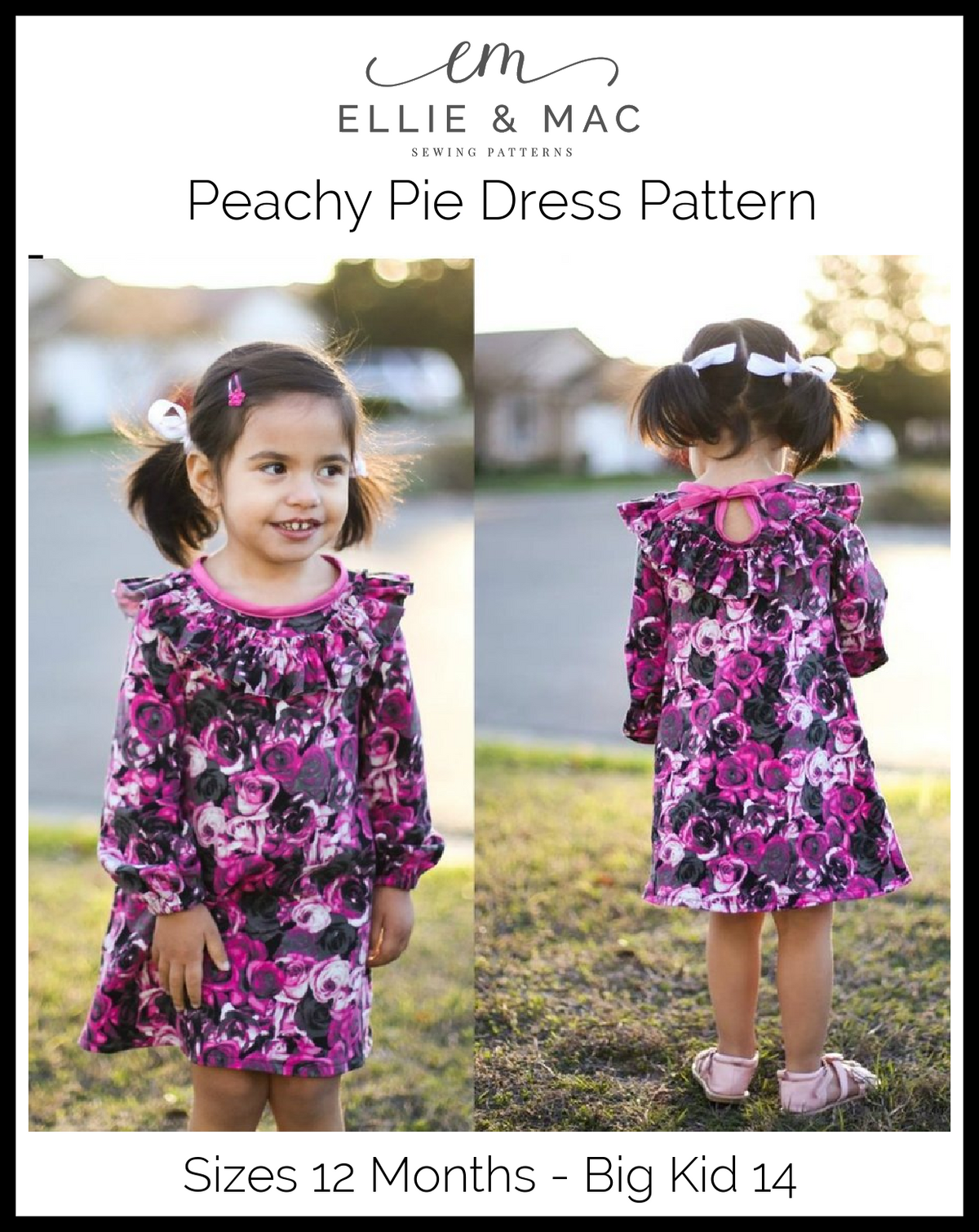 Peachy Pie Dress Pattern - Clearance Sale