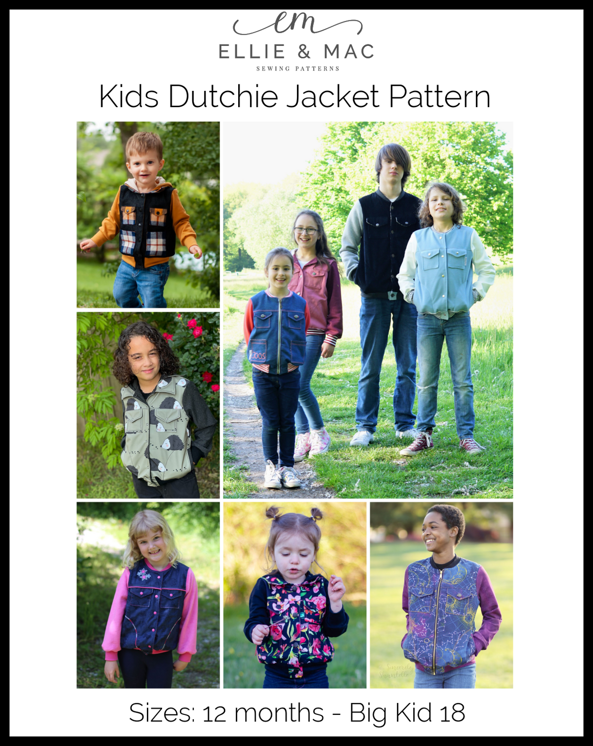 Kids Dutchie Jacket Pattern
