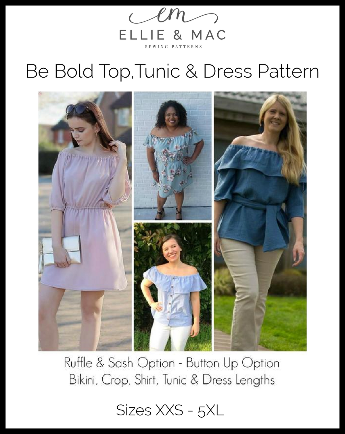 Be Bold Top, Tunic & Dress Pattern