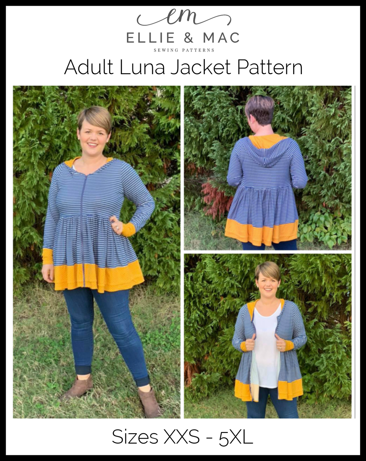 Luna Jacket Pattern - Clearance Sale