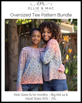 Oversized Tee Pattern Bundle