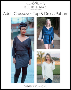 Crossover Top & Dress Pattern