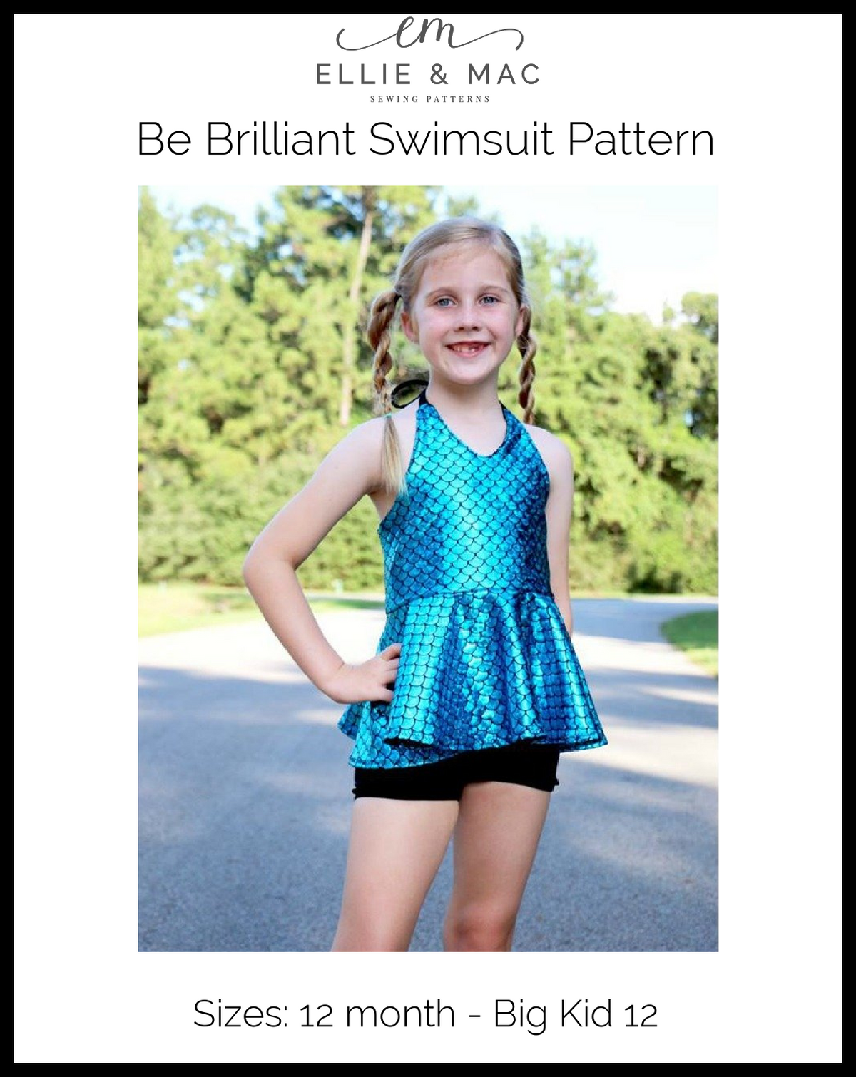 Be Brilliant Swimsuit Pattern - Clearance Sale