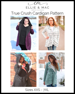 Adult True Crush Cardigan Pattern Updated