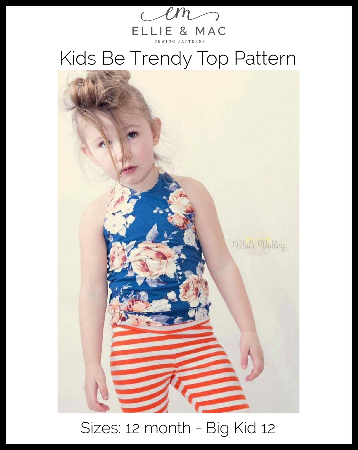 Kids Be Trendy Halter Top Pattern - Clearance Sale
