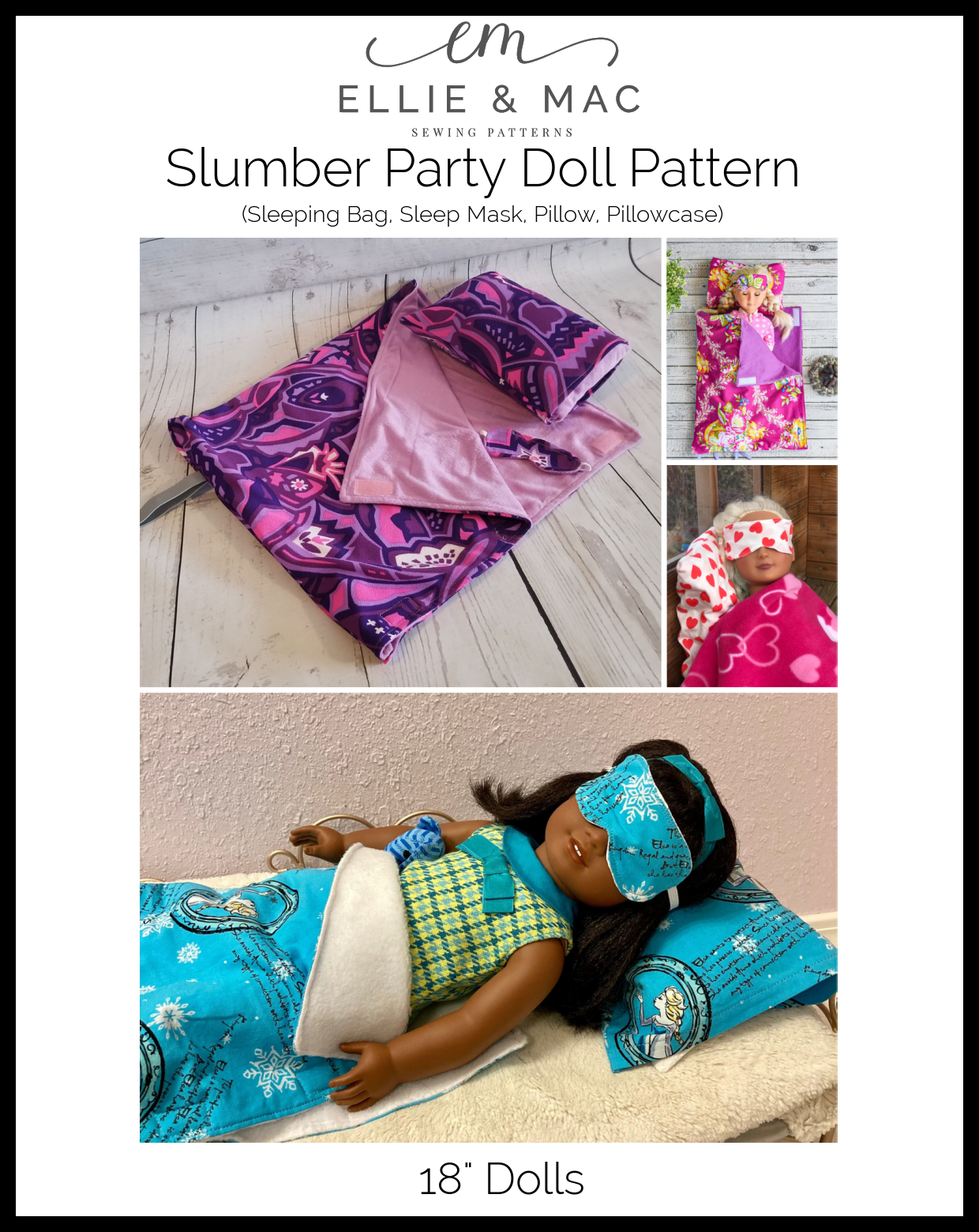 Slumber Party Doll Pattern