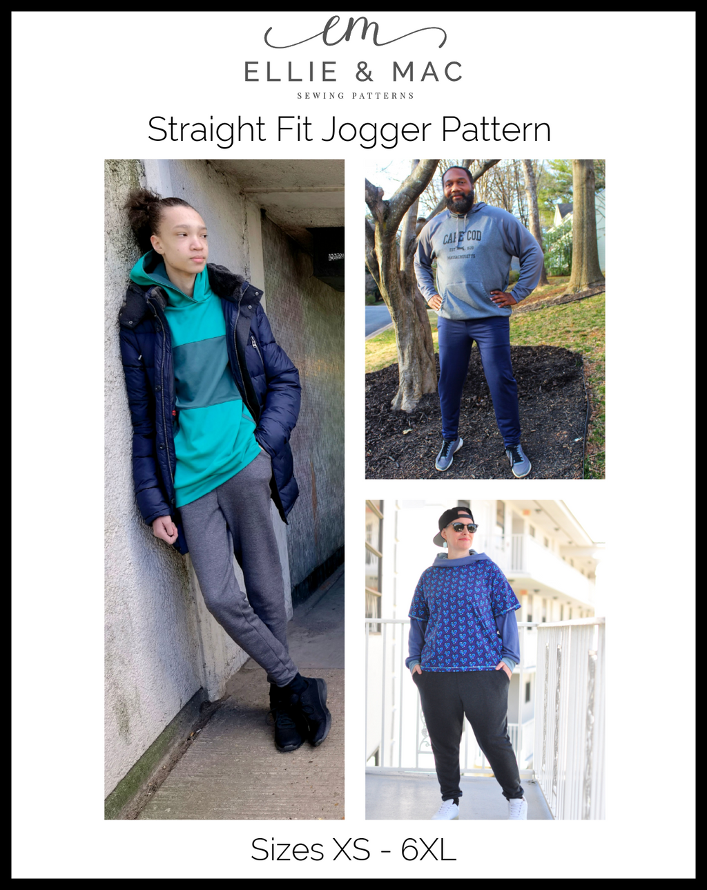 Strangerfit Pattern Straight Fit Jogger Pattern