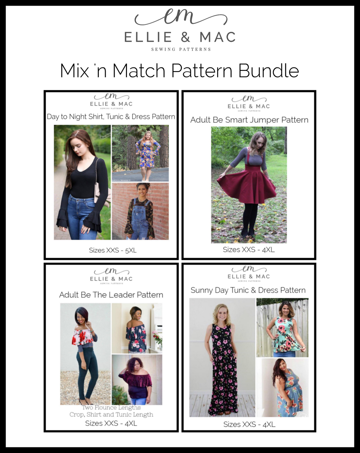 Mix n' Match Sewing Pattern Bundle