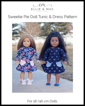 Sweetie Pie Tunic & Dress Doll Pattern