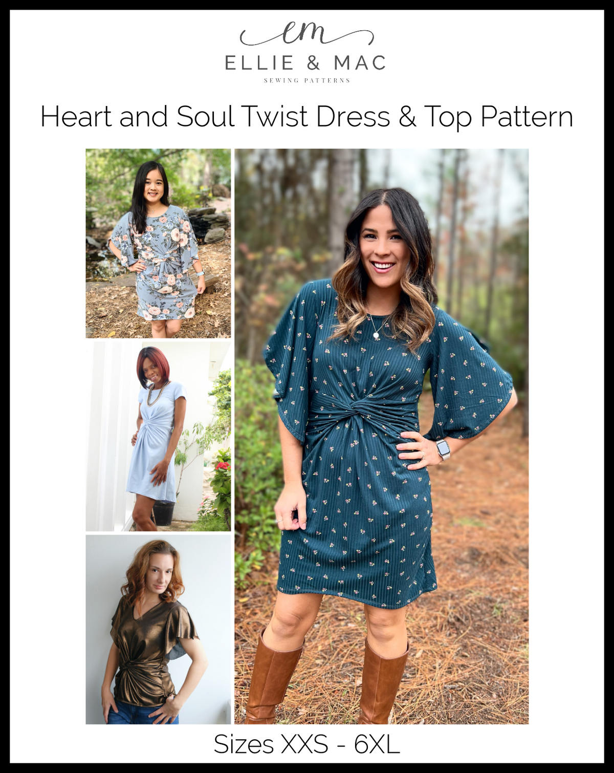 Heart and Soul Twist Dress & Top Pattern