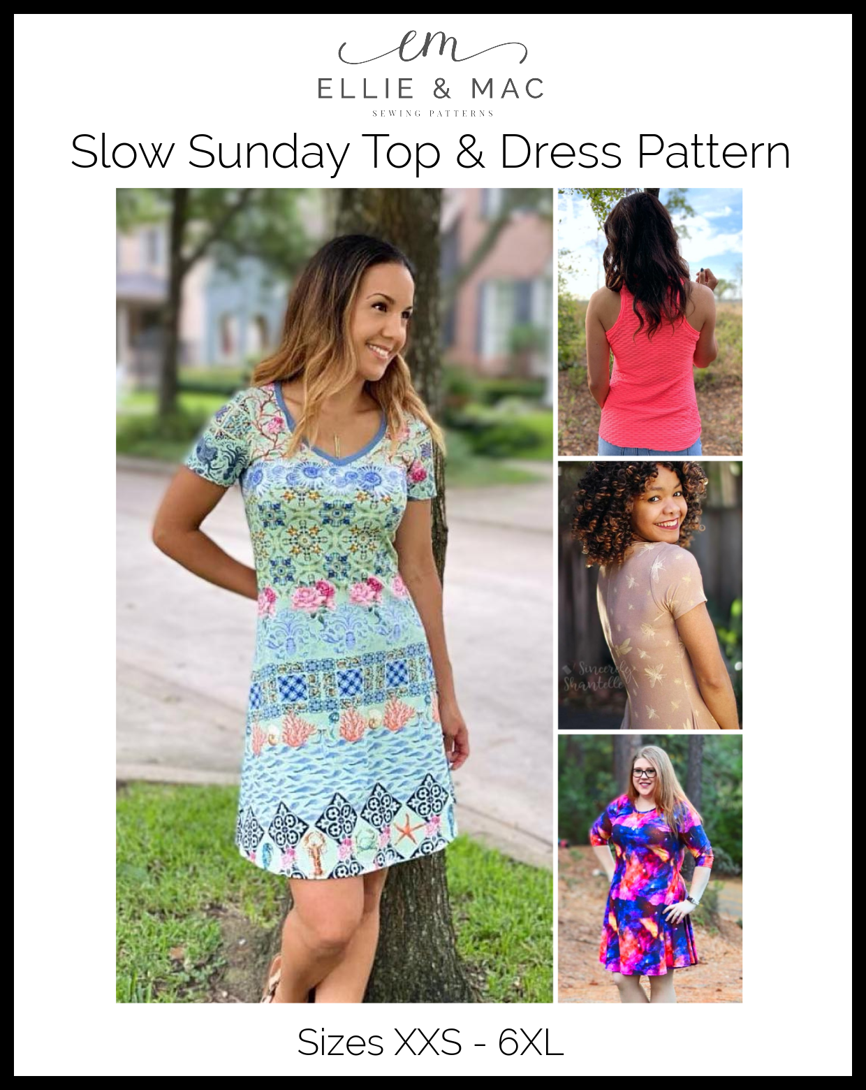 Slow Sunday Top & Dress Pattern