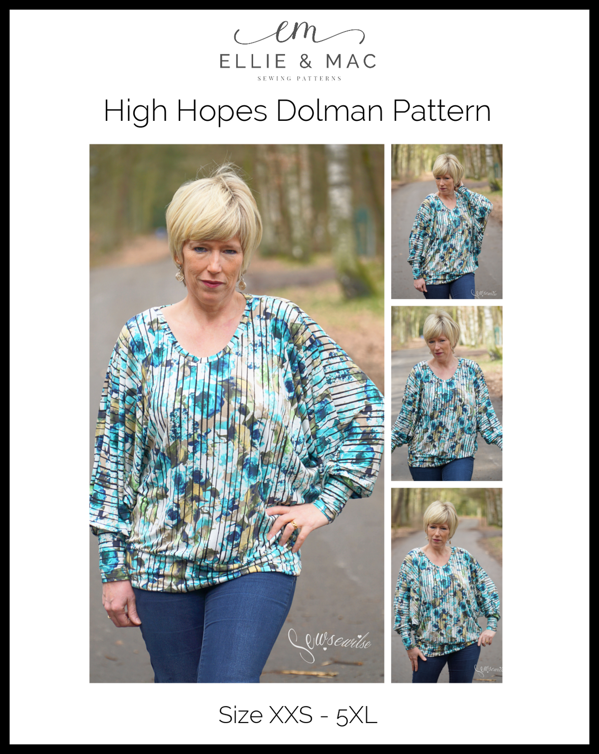 Adult High Hopes Dolman Pattern