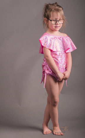 Kids Waterfall Swimsuit Mix & Match Pattern