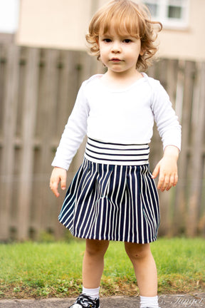 Kids High Waisted Skirt Pattern