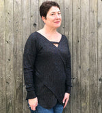 Casual crossover top sewing pattern perfect for everyday outfits