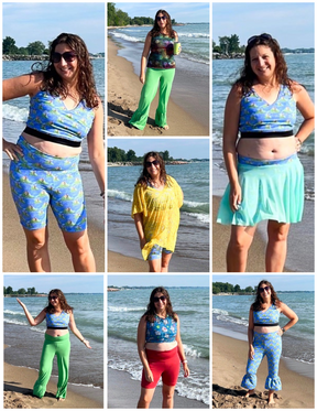 Adult Beachwear Capsule - with Wave Rider Pattern Included