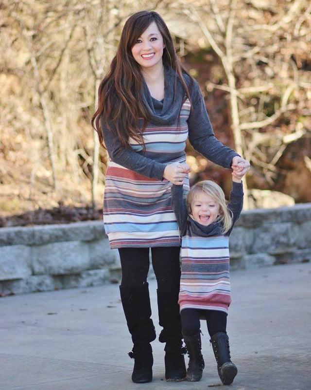 Women & Girl's Going Home Sweater Pattern Bundle - Ellie and Mac, Digital (PDF) Sewing Patterns | USA, Canada, UK, Australia