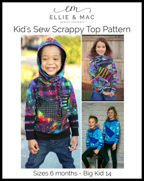 Kids Sew Scrappy Top Pattern