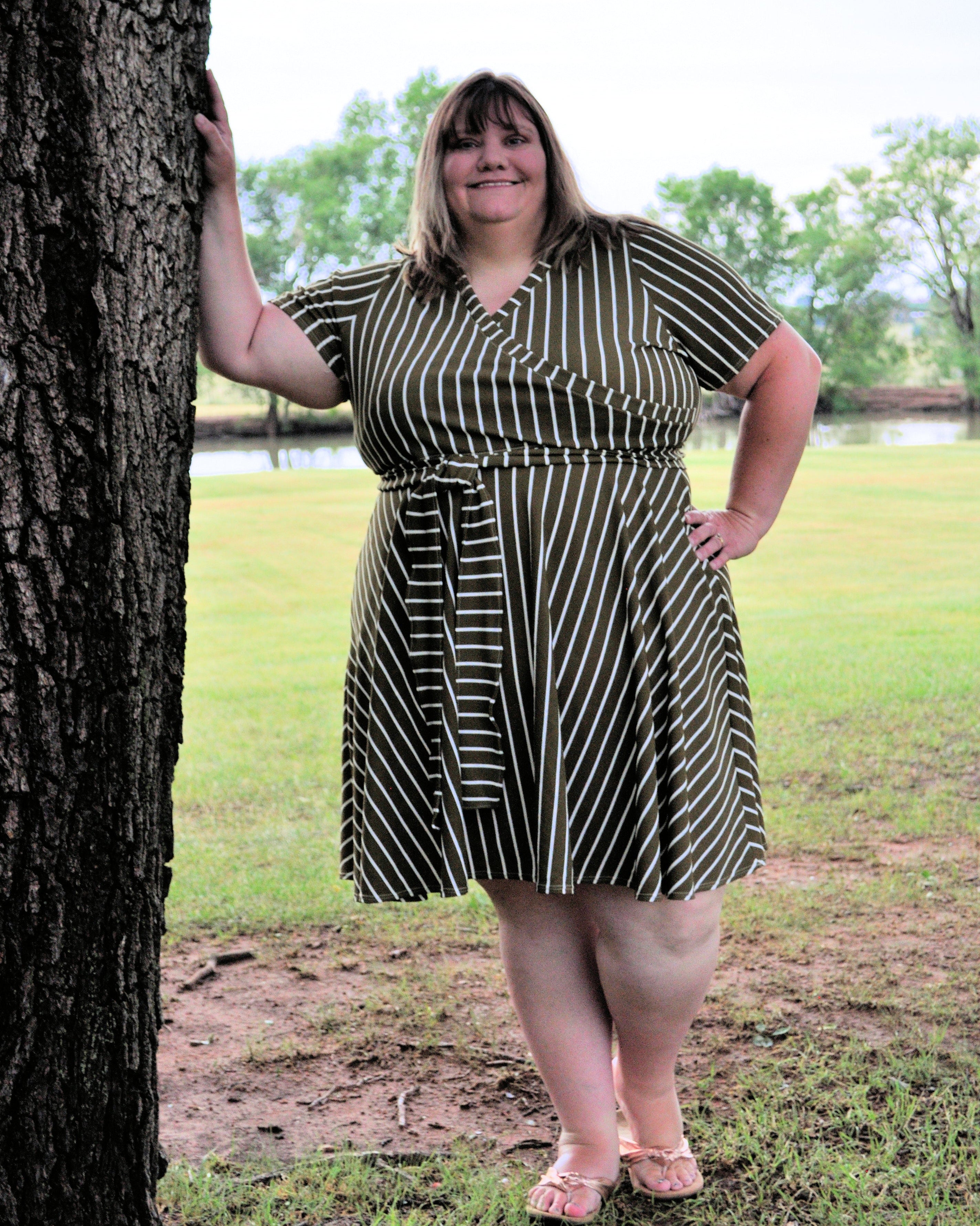 Plus sizes sewing patterns by Ellie and Mac.