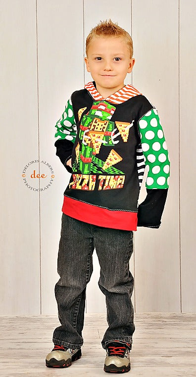 Boys Hoodie Pattern - Ellie and Mac, Digital (PDF) Sewing Patterns | USA, Canada, UK, Australia