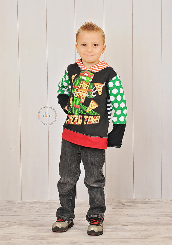 Boys Hoodie Pattern - Ellie and Mac, Digital (PDF) Sewing Patterns | USA, Canada, UK, Australia