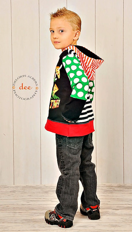 Boys Hoodie Pattern - Ellie and Mac, Digital (PDF) Sewing Patterns | USA, Canada, UK, Australia