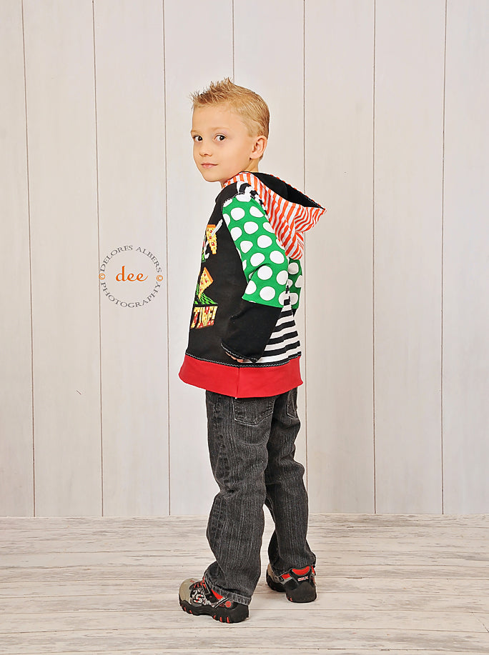 Boys Hoodie Pattern - Ellie and Mac, Digital (PDF) Sewing Patterns | USA, Canada, UK, Australia