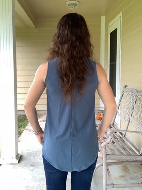 Curved Hem Pocket Tank Pattern